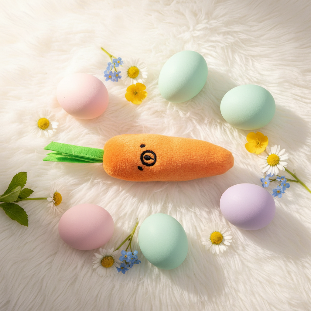 Jouet Luna Peluche Carotte Couineur