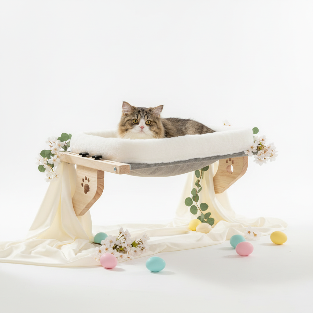 Hamac Fenêtre Luna™ pour Chat - Le Coin Soleil Préféré de Votre Félin