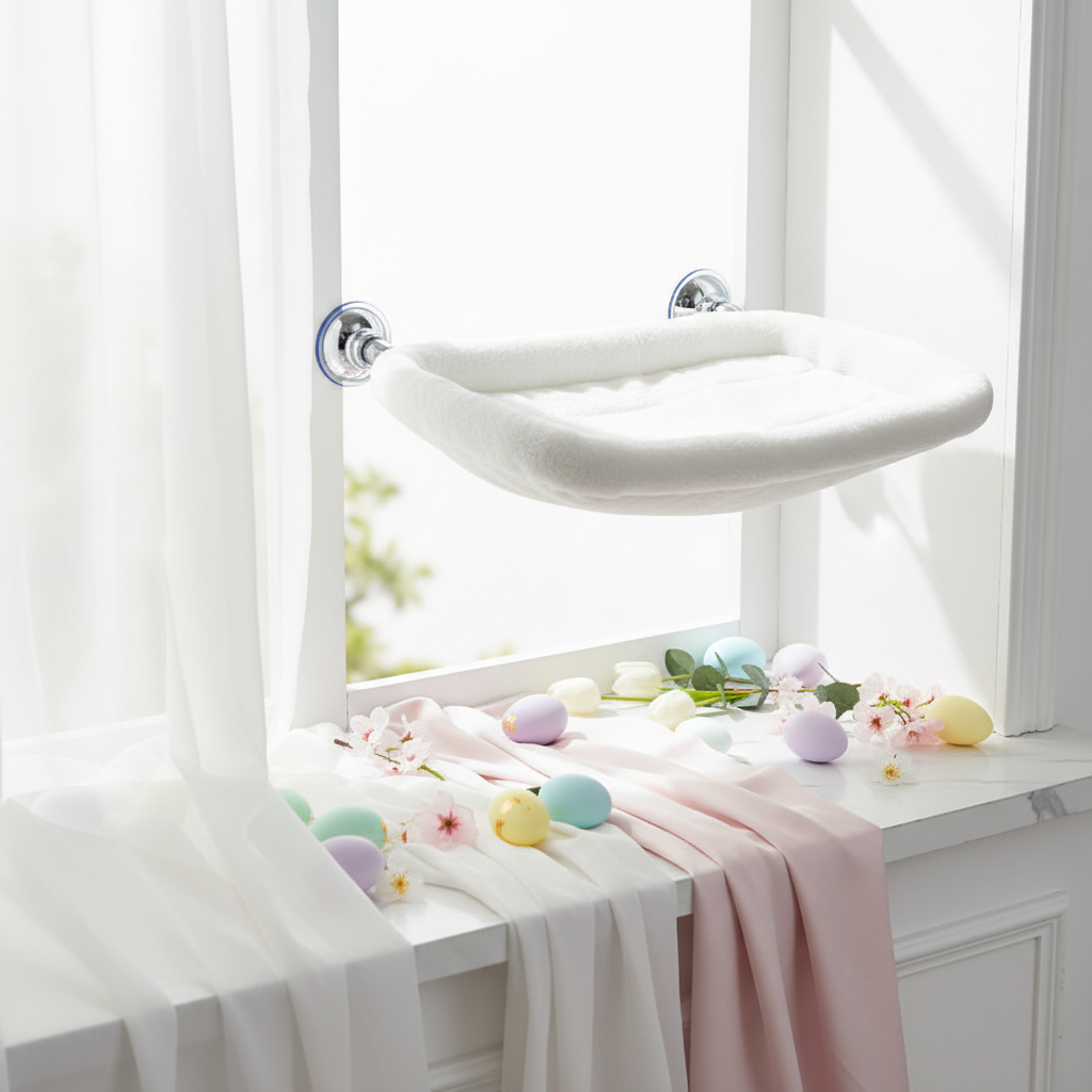 Hamac Fenêtre Luna™ pour Chat - Le Coin Soleil Préféré de Votre Félin