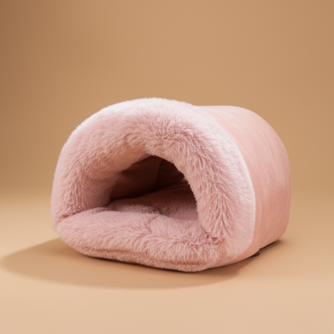 La Niche Luna – Refuge Douillet pour Chats qui Aiment se Cacher