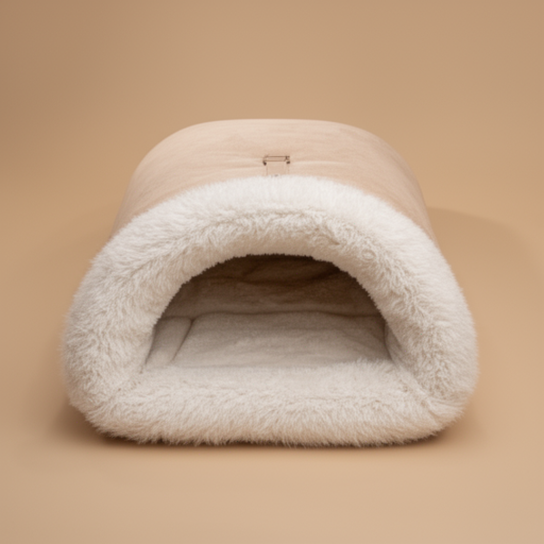 La Niche Luna – Refuge Douillet pour Chats qui Aiment se Cacher