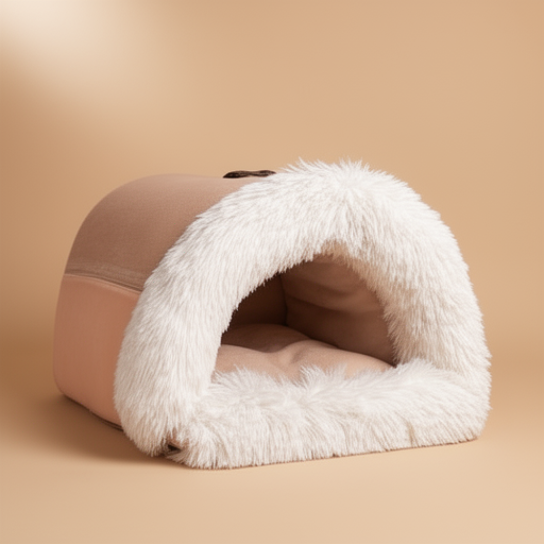 La Niche Luna – Refuge Douillet pour Chats qui Aiment se Cacher