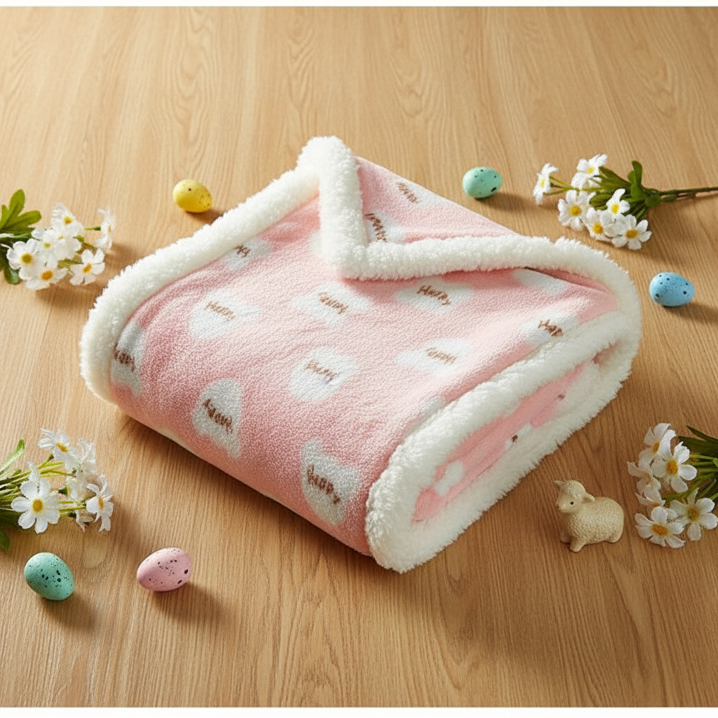 Couverture Luna Polaire d'Agneau